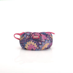 Cosmetic bag / Small Peacock fuchsia