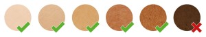 Skin Tone Chart hi res